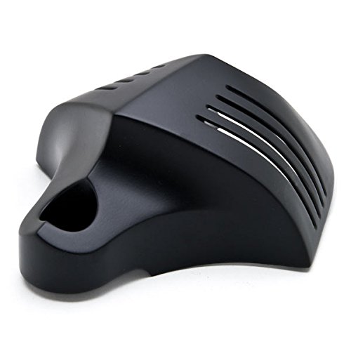 Krator Black Big Twin Horn Cover Stock Cowbell Horns Compatible With 2004-2007 Harley Davidson Motorcycles #TOP3
