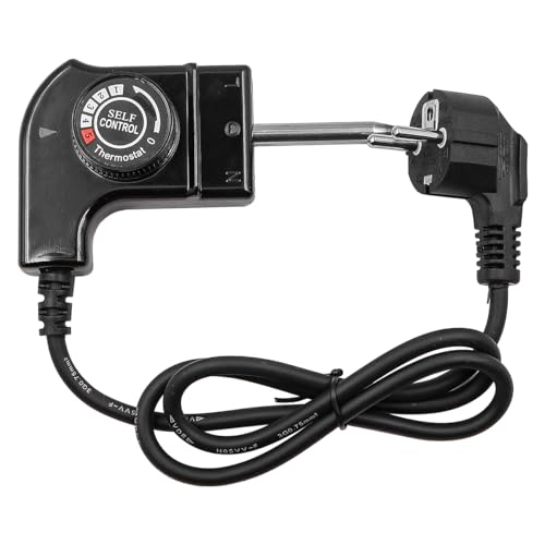 WANGCL Thermostat für elektrische Grillplatten im Freien, einstellbare Temperaturregelung, Netzkabel 1 m für elektrische Grillplatten