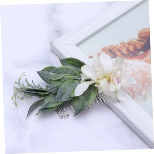 FRCOLOR Cocar De Menina Pente De Cabelo Menina Pente De Cabelo Para Noiva Cocar De Flores Pente De C