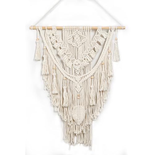 Kewidrox Macrame Wall Hanging, Large Boho Chic Geometric Art Deco...