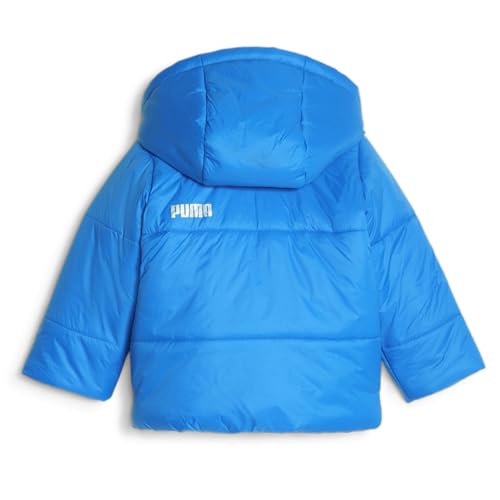 PUMA Toddler Boys Minicats Hooded Padded Jacket Athletic Outerwear Casual Full Zip Insulated - Blue2