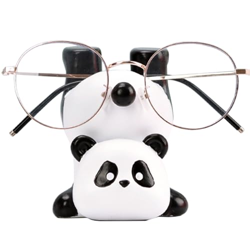 JARPSIRY Cute Panda Glasses Display Stand for Nightstand, Funny Decorative