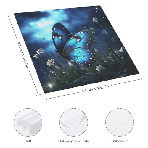 Servilletas de Tela Butterfly Night 4 piezas miniatura 2