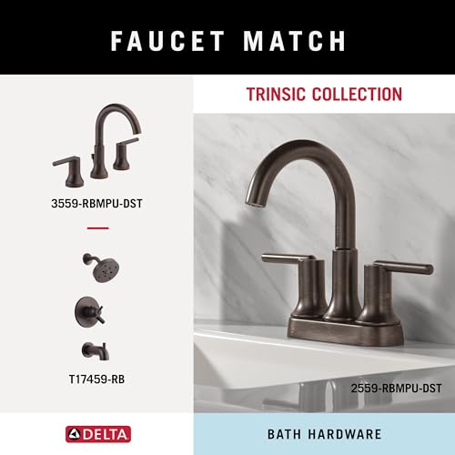 Image of Delta Faucet 759350-RB Trinsic Wall Mounted Towel Hook in SpotShield Venetian Bronze (Pack of 3)