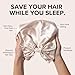 SILKE Hair Wrap - The Sofia | Silk Bonnet for Sleeping | 100% Luxurious Silk Hair Wrap for Sleeping | Sleep Hair Bonnet Cap for Women | Head Wrap - Protects & Repairs Damaged Hair