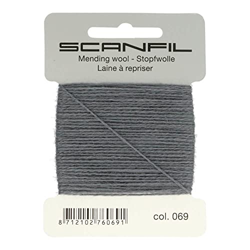 Hilo para zurcido Scanfil, gris, 15 m