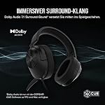 CORSAIR HS55 SURROUND Leichtes Kabelgebundenes Multiplattform-Gaming-Headset - Dolby 7.1 Surround Sound - iCUE-Kompatibel - PC, Mac, PS5, PS4, Xbox, Nintendo Switch, Mobile - Carbon – Bild 2