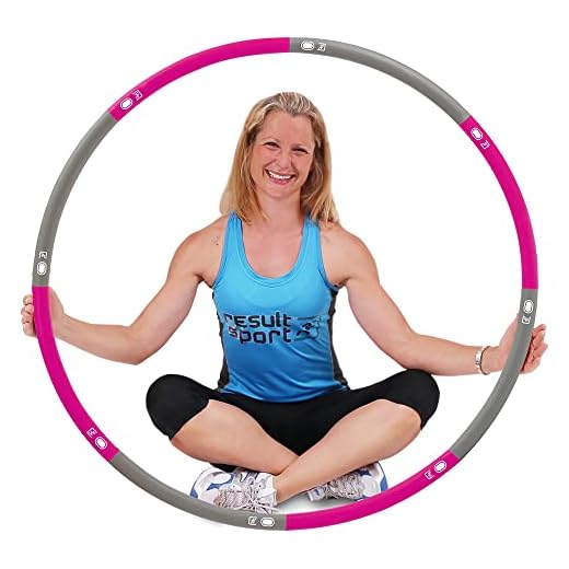 ResultSport The Original Foam Padded Weighted Fitness Hoop 1.2kg (2.65lb)