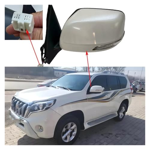 Miroir d'angle mort rétroviseur cassé Toyota Prado 150 solution électrique - 4