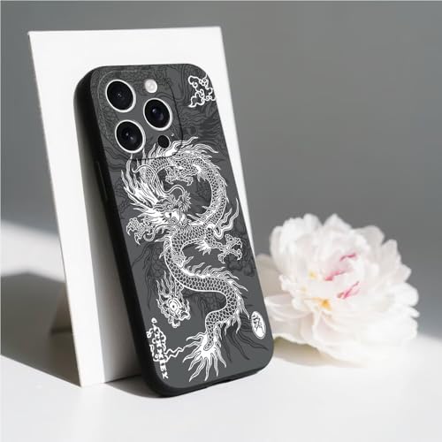 PAIXIKYZ Compatible con Google Pixel 10a Funda Suave TPU Antichoque Dibujo Dragón