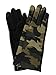 Womens Green Camo Stretch Fit Texting & Tech Touchscreen Gloves Camouflage