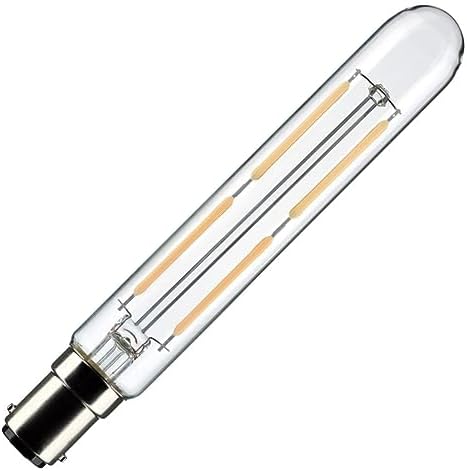 Satco 23174-4T6.5/LED/CL/930/120V/DC Tubular (S21374) Double Contact Bayonet Base Exit Light Bulb