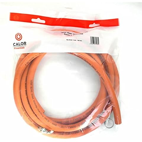 CALOR Gas 2m 8mm LPG Hose with Clips Cover