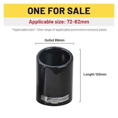 Embout pot d'échappement bouclé de haute précision avec couvercle brillant