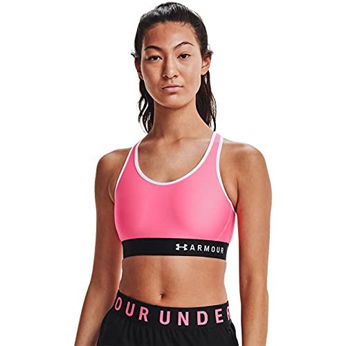 Image of Under Armour Women's Armour Mid Heathered Sports Bra