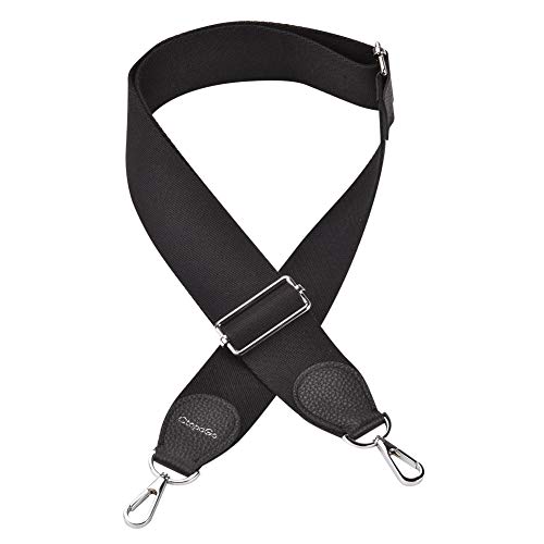 Réglable 89cm-135cm Anse De Sac Crossbody Bag À Main Bandoulière Lanière Bretelle Sangle De Rechange DIY Bricolage Accessoires Shoulder Bag (Noir) Cover