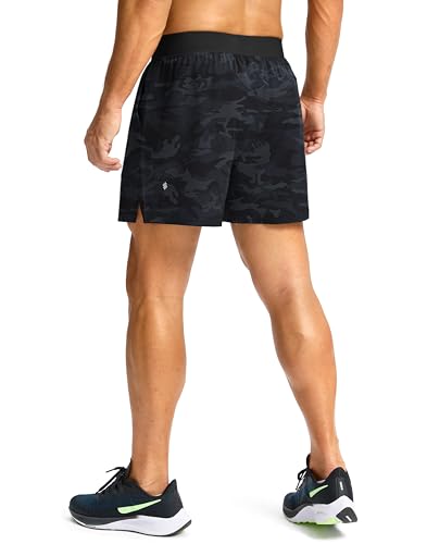 Image of Soothfeel Men's Running Shorts with Zipper Pockets 9 inch / 7 inch / 5 inch Quick Dry Eight Basketball Gym Workout Athletic Shorts