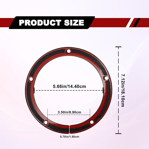 Image of 1 Pcs 5 Holes Gasket Gasket Clutch For Motorcycle Compatible With Harley Touring Dyna Electra Glide Softail Fatboy Fxd 1999-2016 25416-99X