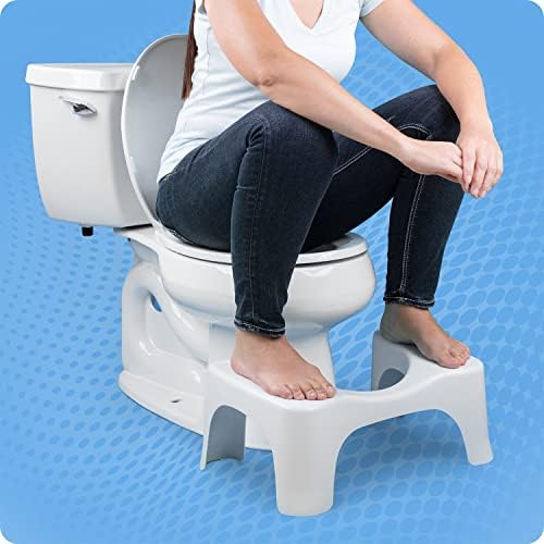Squatty Potty Simple Curve Bathroom Toilet Stool 7" White — view 10