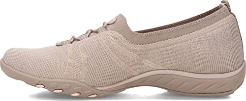 Skechers Skechers Women's Breathe Easy-Simple Pleasure Sneaker, Taupe, 7.5