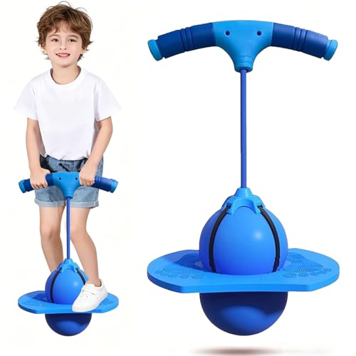 TKGEOUE 2026 Neu Hüpfball Kinder, Pogo Ball mit Griffen, Hüpfspielzeug Outdoor, Balance Hüpfball für Kinder, Sicher und unterhaltsam, Trainingsgeräte für Kinder und Erwachsene