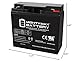 Mighty Max Battery ML18-12F2-12 Volt 18 AH, F2 Terminal, Rechargeable SLA AGM Battery