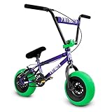 Fatboy Mini BMX Bike for Kids and Adults – 10' Tire BMX Bicycle, Sturdy Steel Frame, 1-Pc & 3-Pc Crank Options (Pro-Purple Savage)