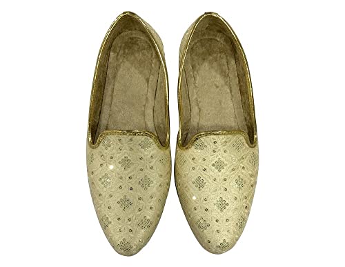 Stop n Style Punjabi Jutti for Men's Wedding Traditional Embroidery Loafer Shoes Handmade Mojari Ethnic Jooti2