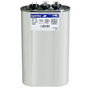 GE - 55 + 5 uF MFD x 440 VAC Genteq Replacement Dual