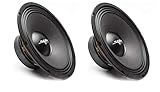 (2) Skar Audio FSX10-8 400-Watt 10-Inch 8 Ohm MID-Range Loudspeakers - 2 Speakers