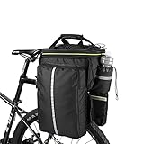 portaequipaje bicicleta aluminio disco 【Installation Instalación Simple y Conveniente de Usar】--- 2 hebilla para fijarlo sobre el bastidor; 2 hebilla en cada lado para reafirmarlas mejor y evitar que se balanceen. Están lo suficientemente rígidos como para no interferir con las ruedas.