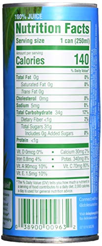 Dole 100% Pineapple Juice/8.4Oz Can/#77370, One Size, Multicolored #TOP2