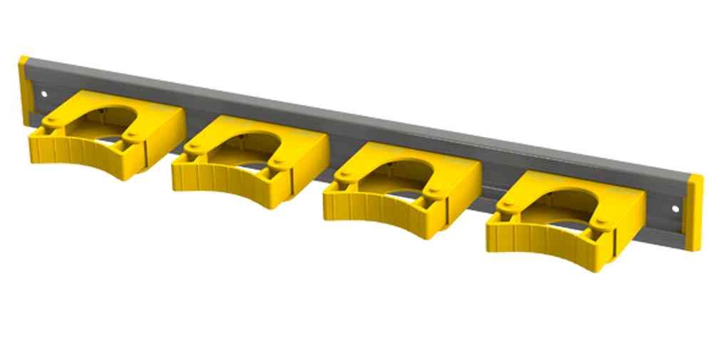 Toolflex Original Pro 20" Wall Mounted Storage System 4 Yellow Large Holders