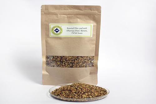 Image of Jyoti Ben's Mukhwas - Roasted Flax seed with Dhaniya Daal, Ajwain, Till(Sesame) & Suwa (Dill Seed) | Natural Blend | After Meal Mouth Freshener