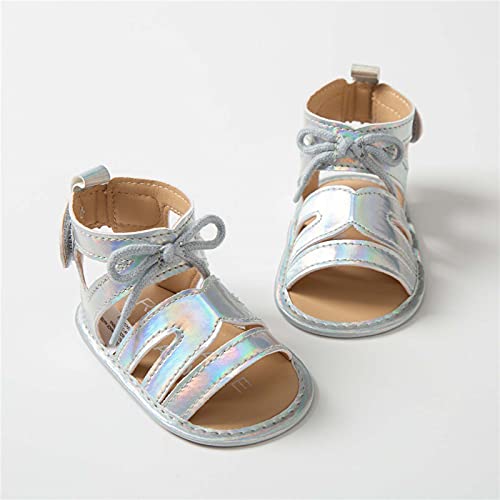 Infant Baby Girls Sandals with Princess Dress First Walker Shoes Baby Summer PU Leather Crib Shoes Beach Boys' Sneakers2
