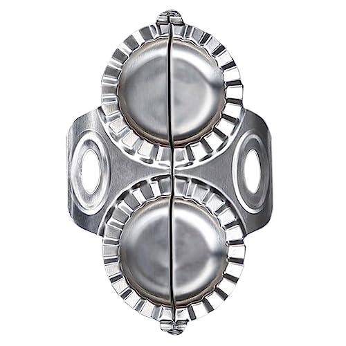 Ciieeo Dumpling Making Tool Can Stainless Maker Mold Machine Utensil Lattice Mold for Dumplings Silver