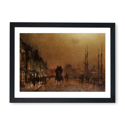 Affiche encadrée John Atkinson Grimshaw de Spiffing Prints pour déco premium