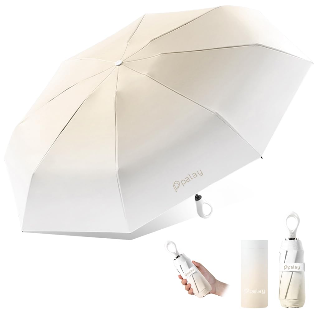 UV Umbrella, Small Umbrella for Sun Protection, 5 Fold Stylish Capsule Umbrella for Women Men Kids Girls Boys Perfect Sun and Rain & Windproof 8 Ribs Design (UPF50+)-image-27