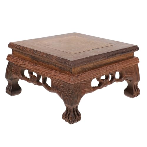 Socle de bois pour vase évitant les chutes et rayures - 2