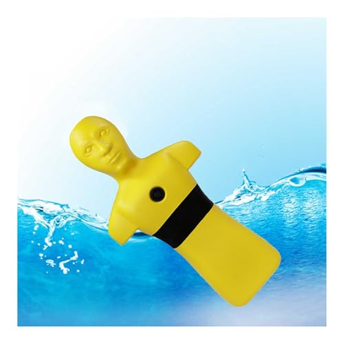 Maniquí de entrenamiento para rescate acuático amarillo