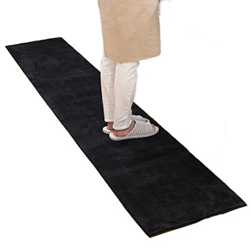 オカ 乾度良好Dナチュレ ロングマット ブラック 約50cm×270cm