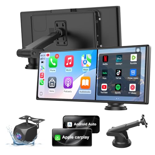 Upgraded 3-in-1 Carplay Screen for Car, 10.26'' Wireless...