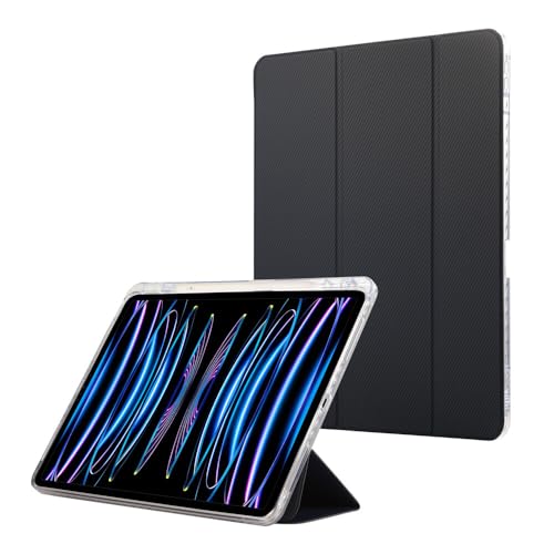 Étui iPad Pro 13 M4 bleu foncé idéal pour travailler au bureau et en déplacement