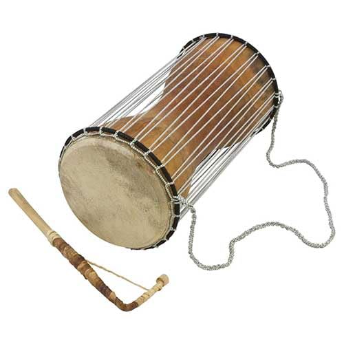 Talking Drum Premium drewniana skorupa wyprodukowana na Bali (duży 40 cm)