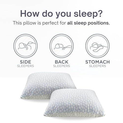 Set 2 Almohadas Espuma Viscoelástica Tamaño Estándar miniatura 4