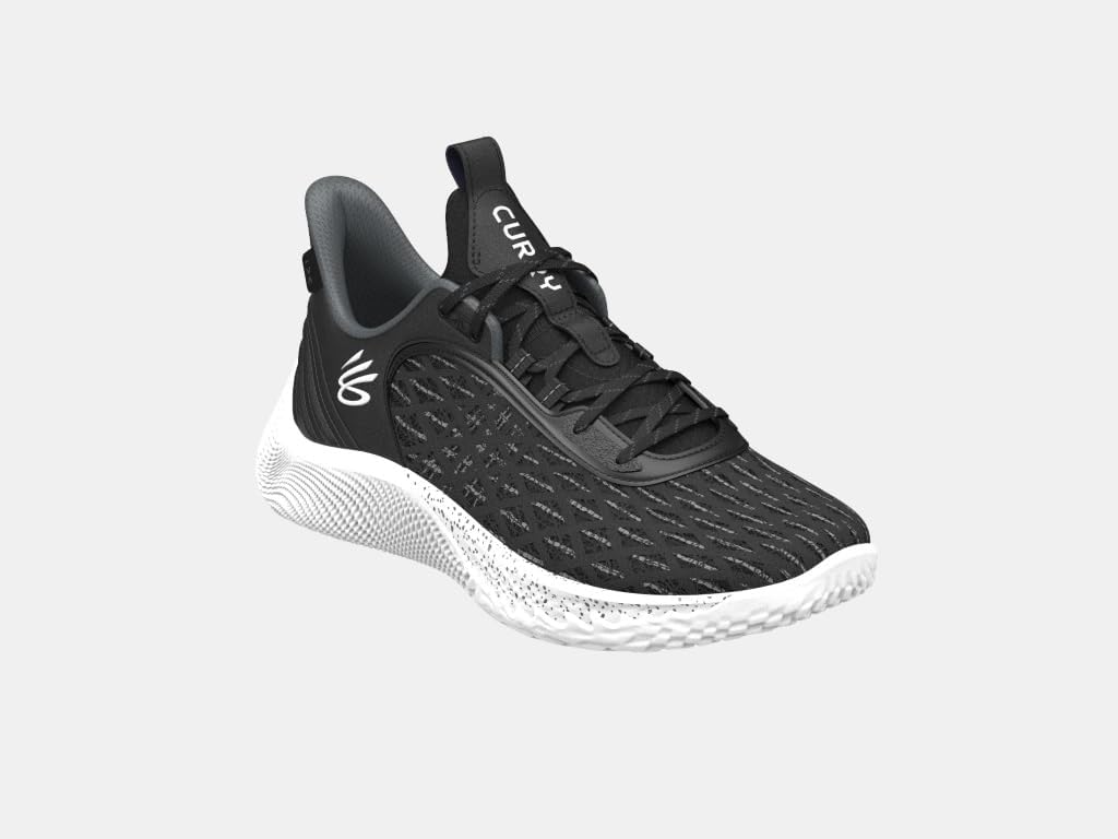 Under Armour Steph Curry Flow 9 Team Mens Basketball Shoes Black/White
