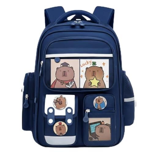 Image of Girls School Backpack Cute Pink Pastel Gradient Bag with Multiple Compartments Lightweight Durable Bookbag for Kids Students (purple bag)