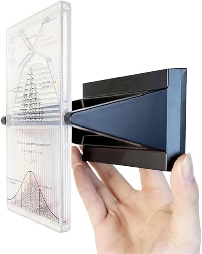 Galton Board for Scrivania, modello di sperimentazione fisica, tavola Dalton con curva a campana, dimostrazione di leggi statistiche efficaci, strumento didattico per laboratorio di fisica