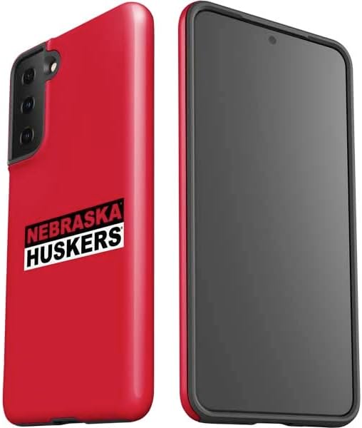 Skinit Pro Phone Case Compatible with Galaxy S21 Plus 5G - Officially Licensed University of Nebraska Red Huskers Design
