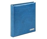 Format: 225 x 210 x 35 mm. LINDNER Das Original Karat-Ringbinder Classic mit 4-Ring-Mechanik, leer-blau